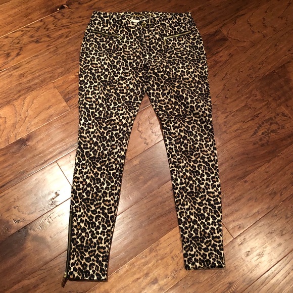 Michael Kors Leopard Print Jeans - Picture 2 of 6